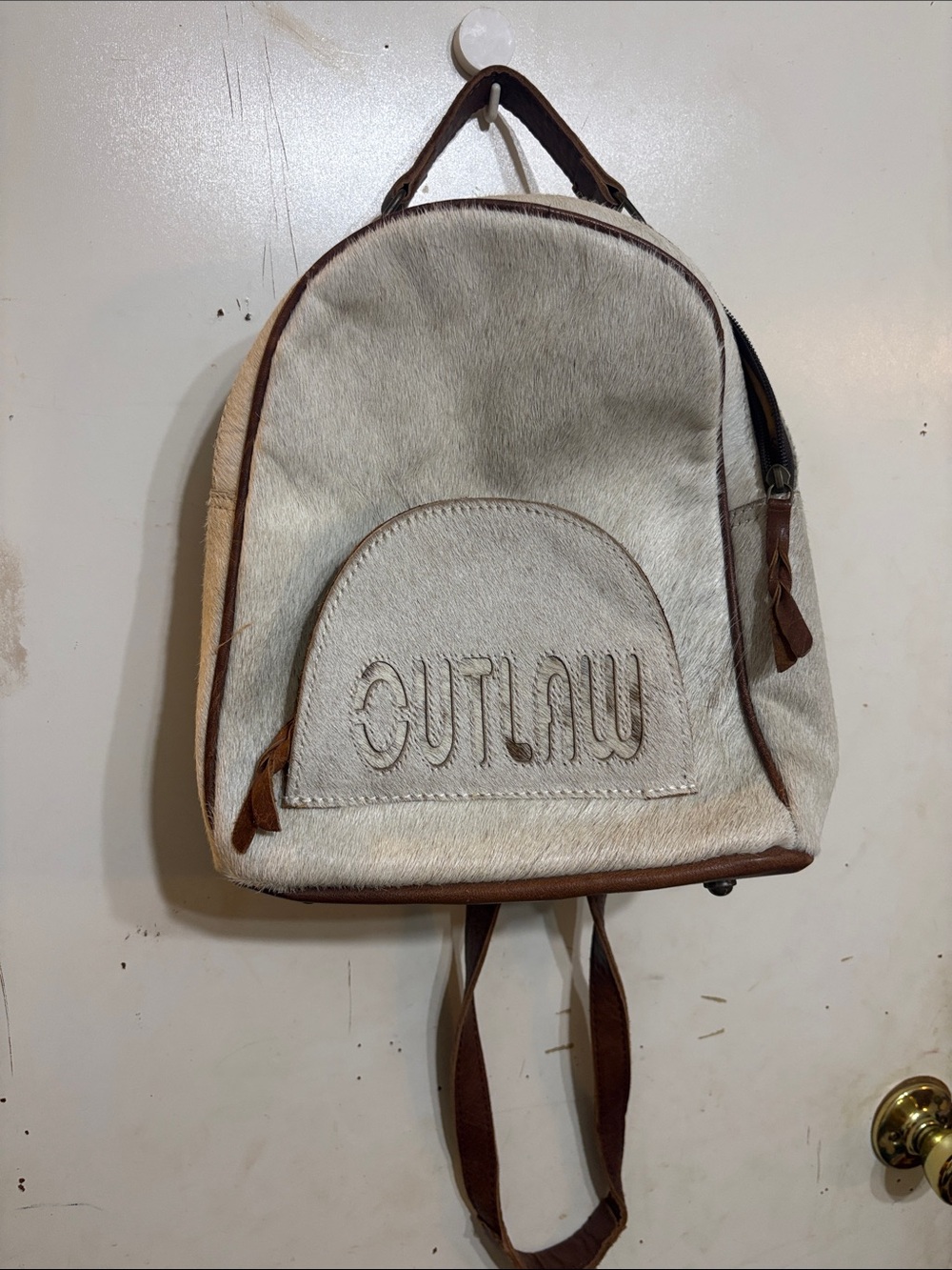 American Darling leather conceal carry Backpack